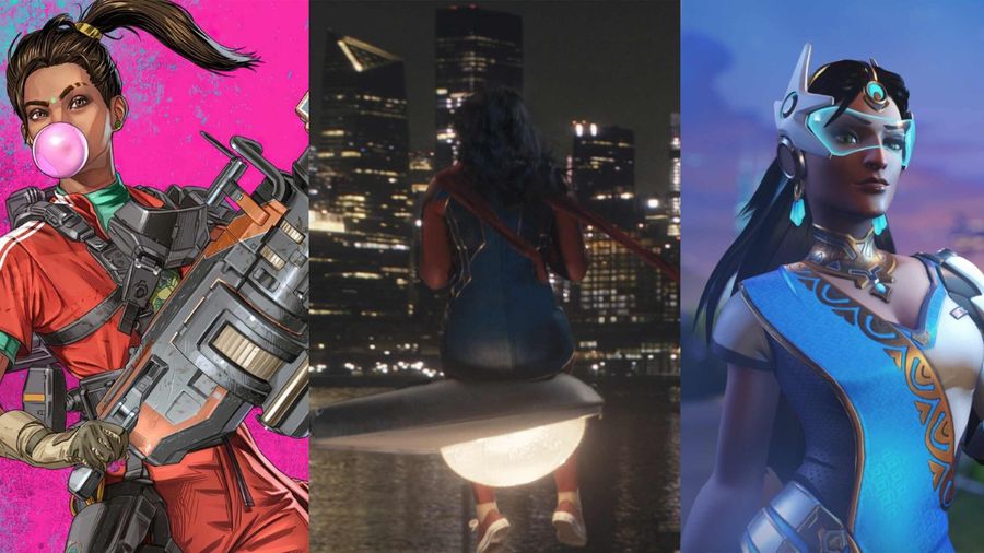 Anjali Bhimani header Rampart, Ms. Marvel and Symmetra