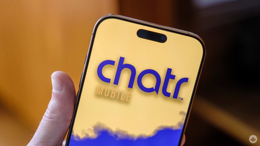 chatr mobile logo on a phone screen