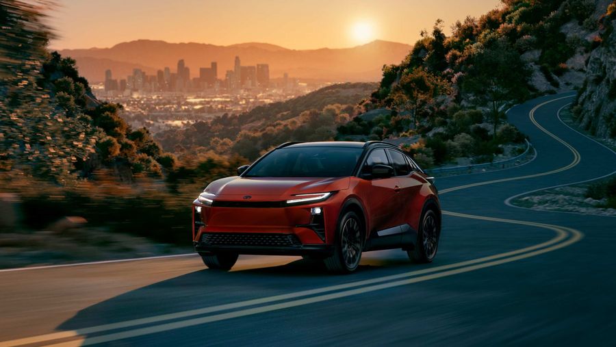 Toyota c-hr electric car