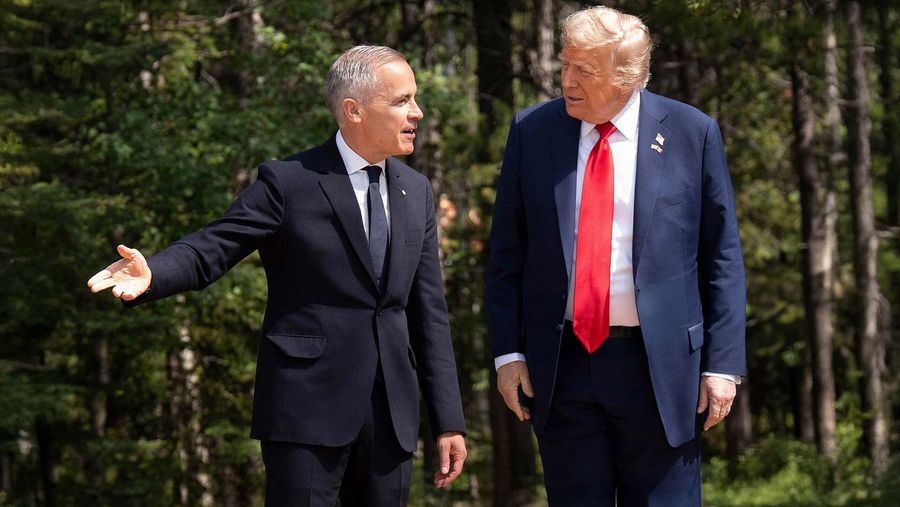 Mark Carney and Donald Trump