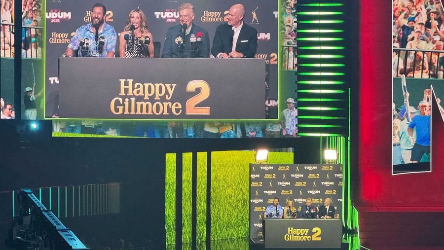 Happy Gilmore 2 cast at Tudum
