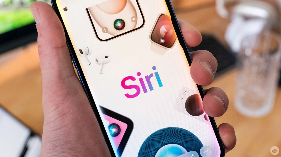 Siri on an iPhone