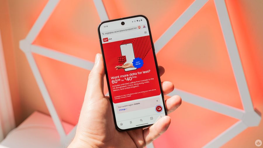 Virgin Plus $50/60GB plan.