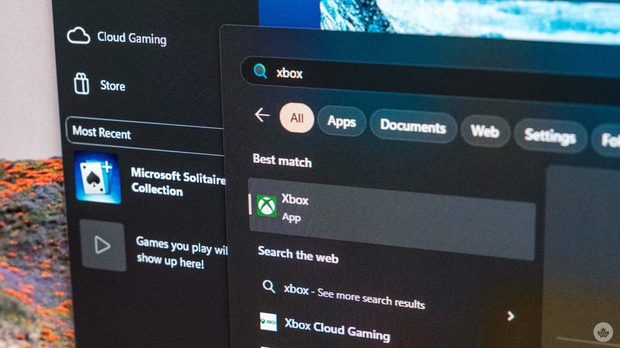 the xbox app on a Microsoft PC