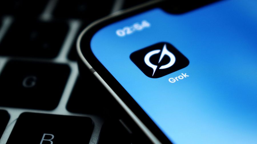 Grok app on iPhone.