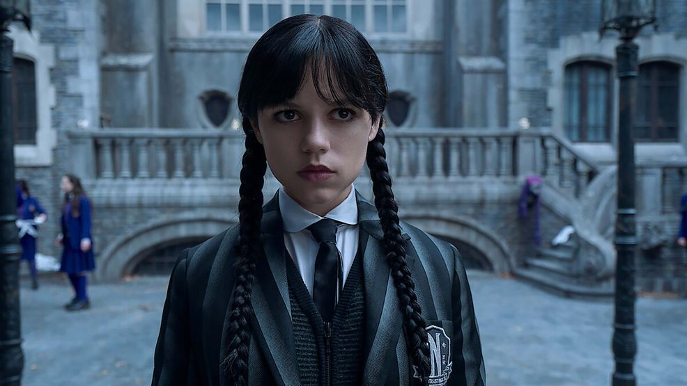 Jenna Ortega in Wednesday