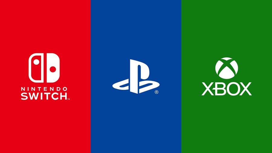 Nintendo PlayStation and Xbox logos
