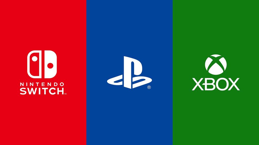 Nintendo PlayStation and Xbox logos