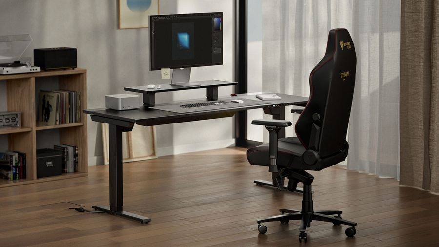 Secretlab desk and chair.