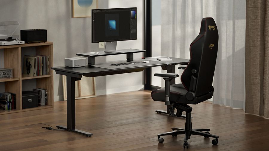 Secretlab desk and chair.