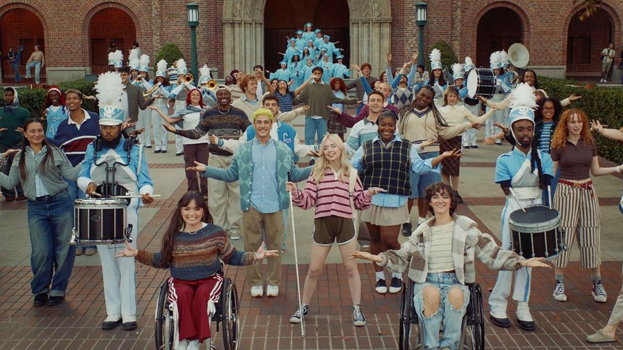Apple accessibility film featuring students with disabilities on campus