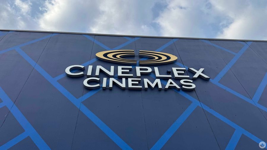 Cineplex logo on wall