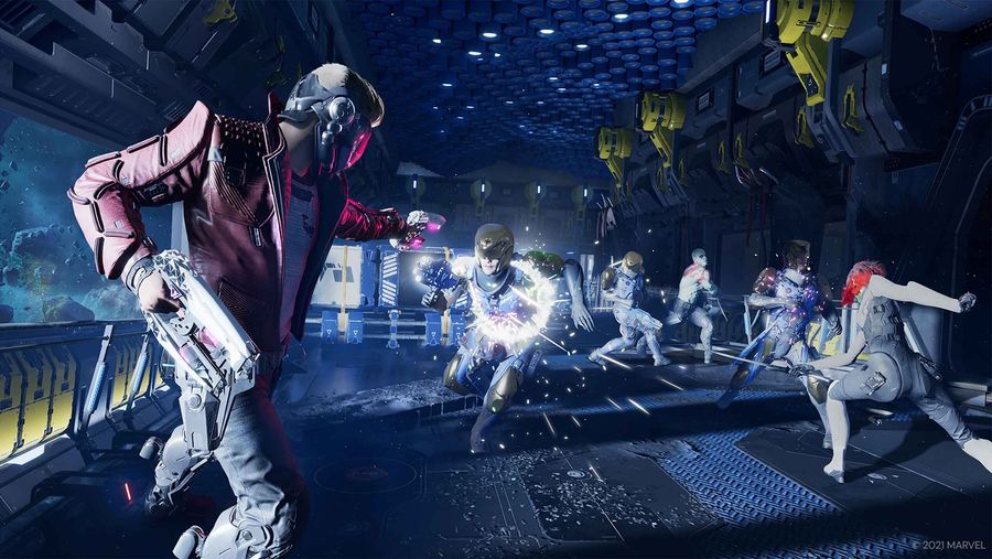 Marvel's Guardians of the Galaxy Star-Lord combat