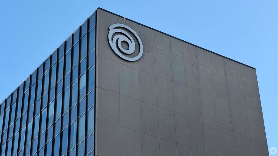 Ubisoft logo on building