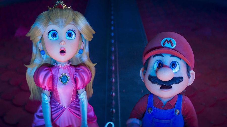 The Super Mario Galaxy Movie Mario and Peach