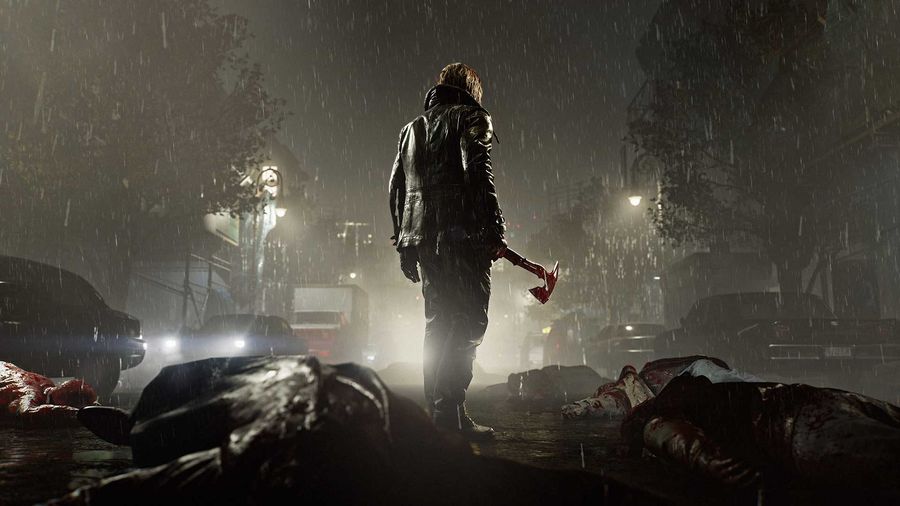 Resident Evil Requiem Leon with hatchet