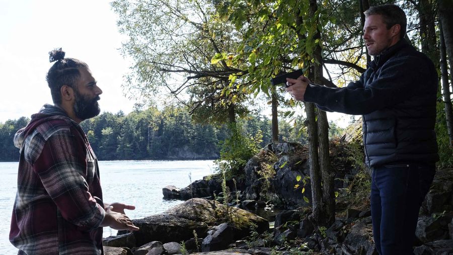 The Borderline Crave Stephen Amell and Hamza Haq