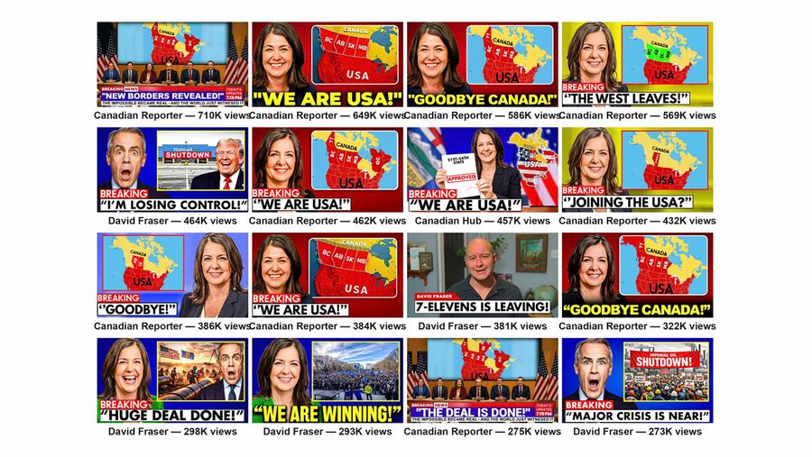 Fake political videos YouTube