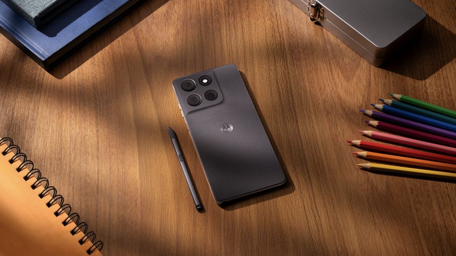 Moto G Stylus 2026 on a table