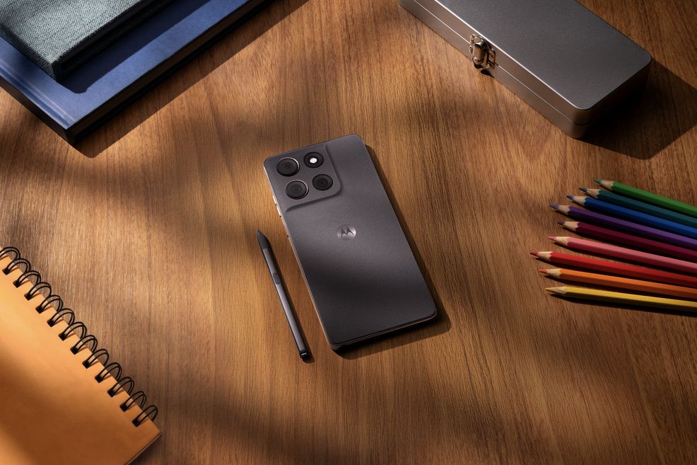 Moto G Stylus 2026 on a table
