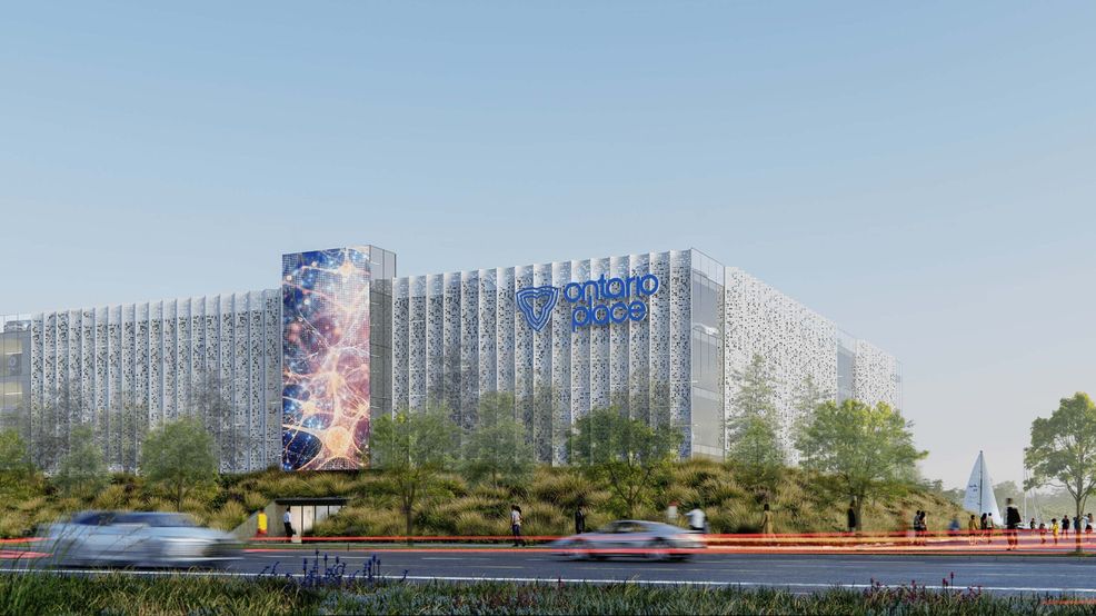 Ontario Place’s parking garage might feature a massive LED billboard