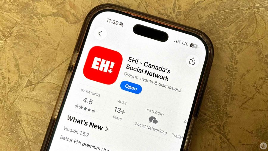Eh! app on phone