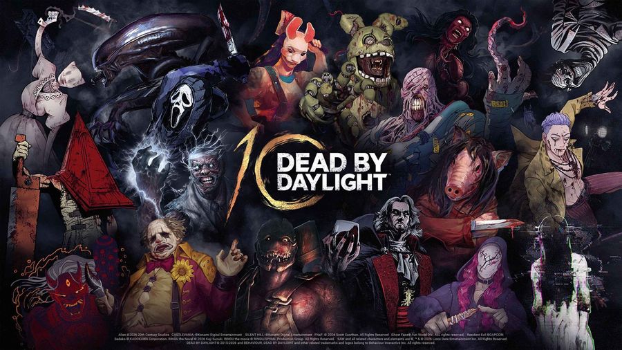 Dead by Daylight 10th anniversary key art