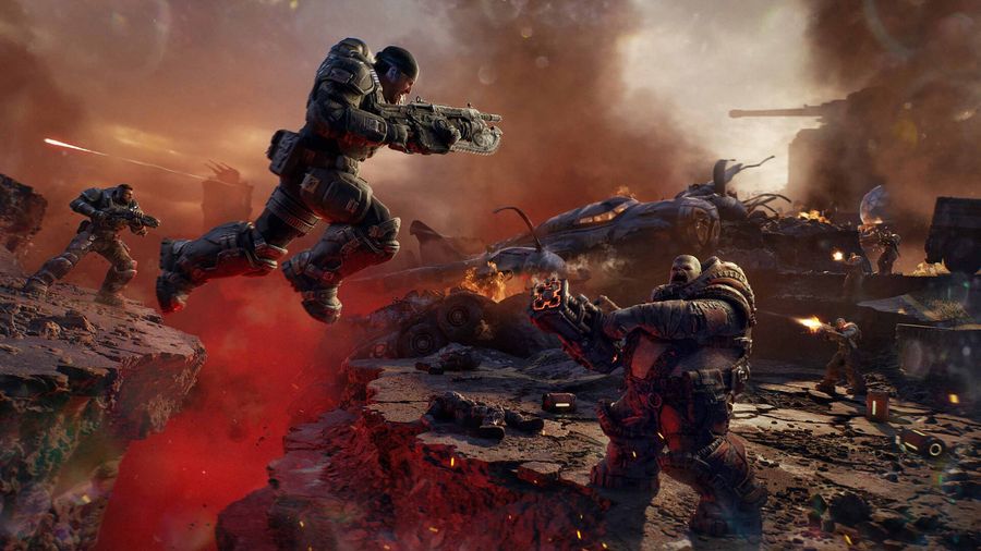 Gears of War: E-Day Marcus vs. Locust