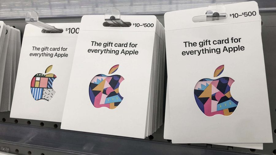 Apple gift cards