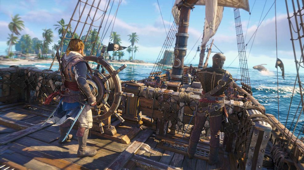 Black Flag Resynced edward and ade on ship