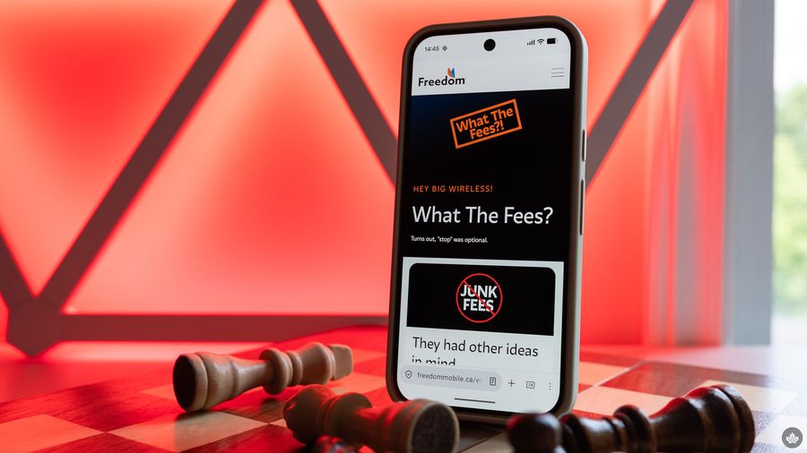 Freedom Mobile's 'What the fees?' campaign.