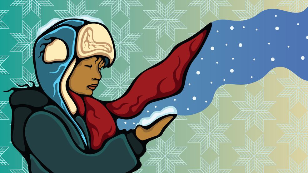 Artwork featured in Motorola's Indigenous Collections app.