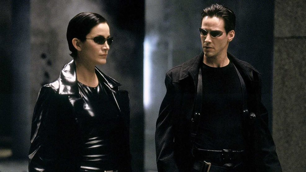 The Matrix Keanu Reeves and Carrie-Anne Moss