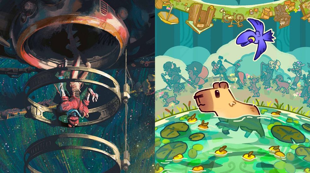 Ambrosia Sky and Capy Castaway key art