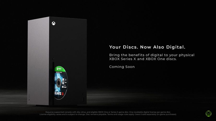 Xbox disc to digital