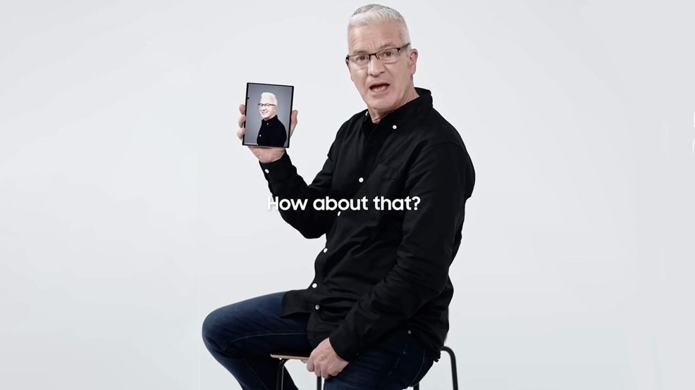 Samsung got some guy named Tim Cook to praise the Z Fold 8