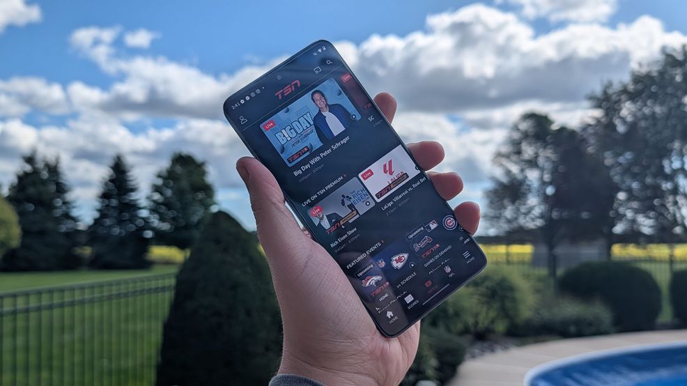 TSN app on a smartphone.