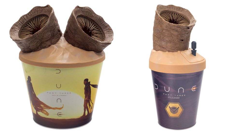 Dune: Part Three popcorn buckets.