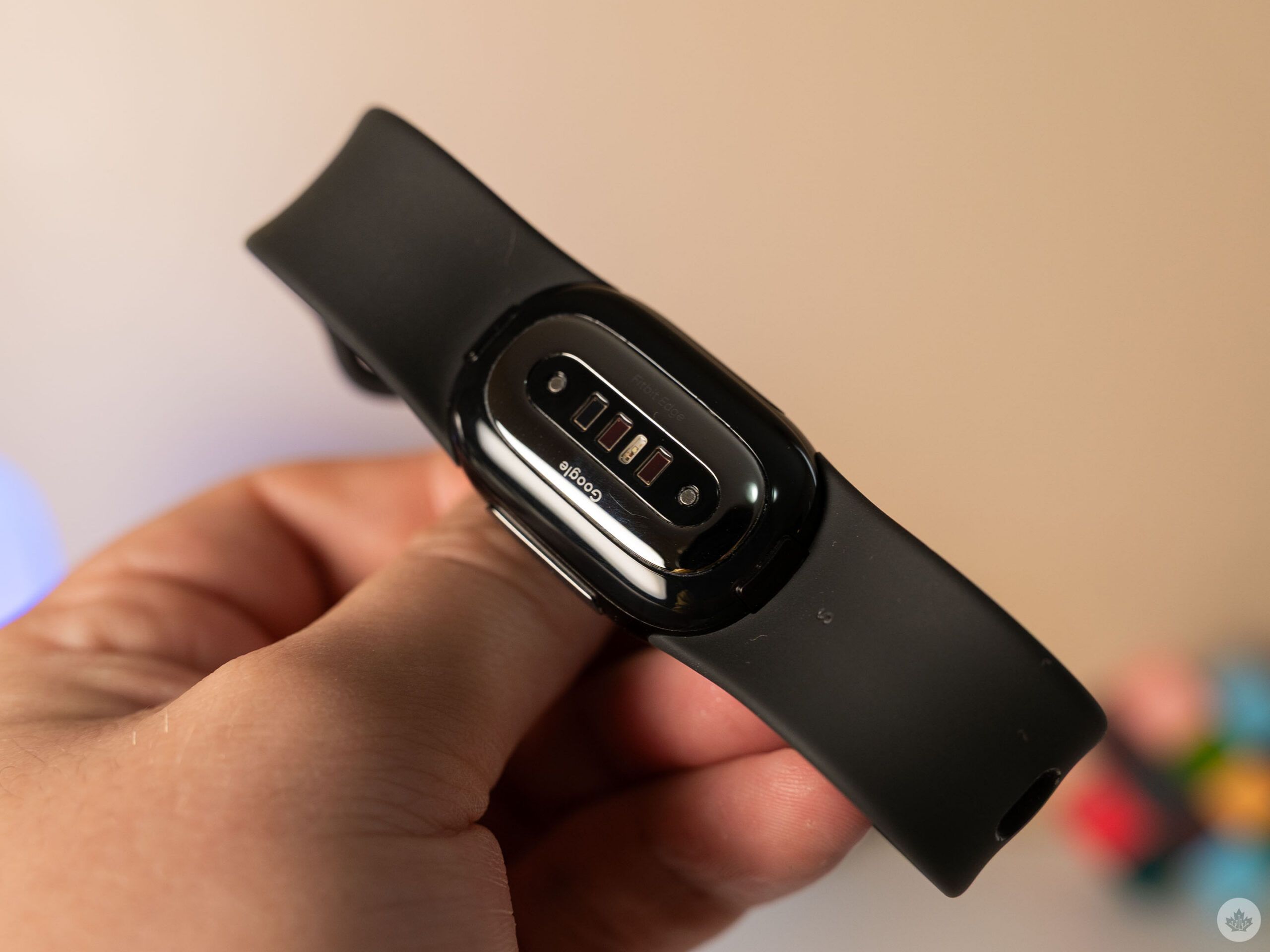 Fitbit Edge sensors.
