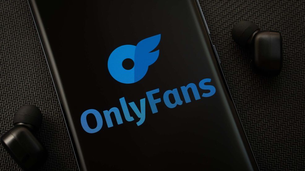 OnlyFans logo on a smartphone.