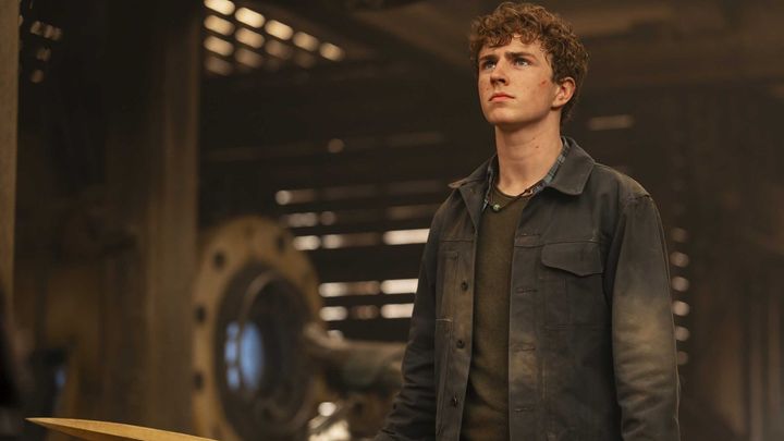 Percy Jackson with sword from Season 3