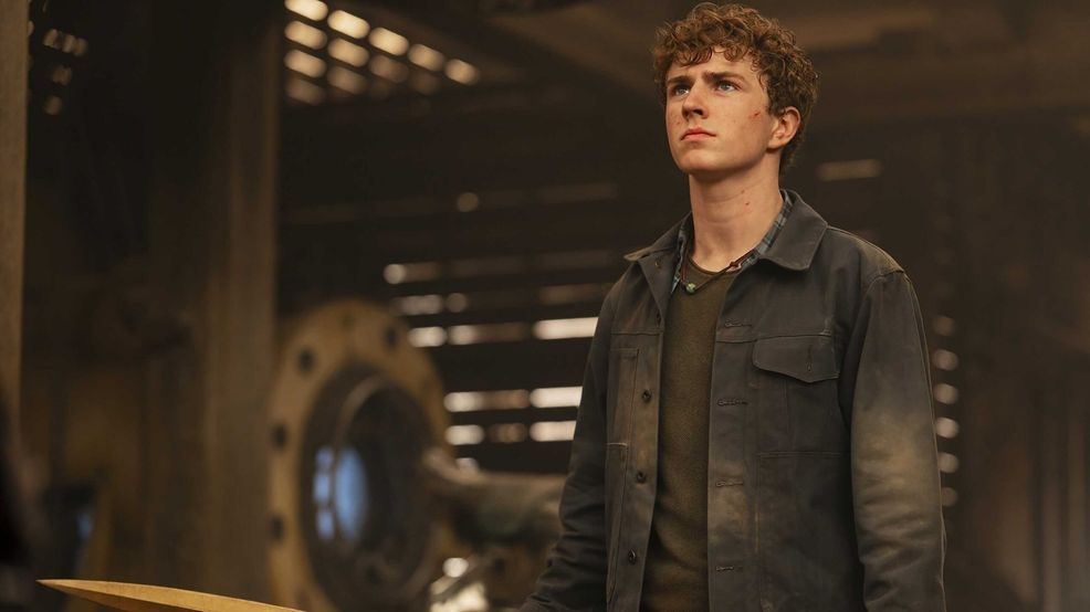 Percy Jackson with sword from Season 3