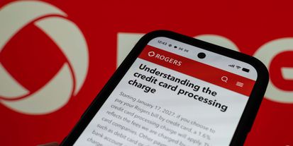 Rogers credit card fee.