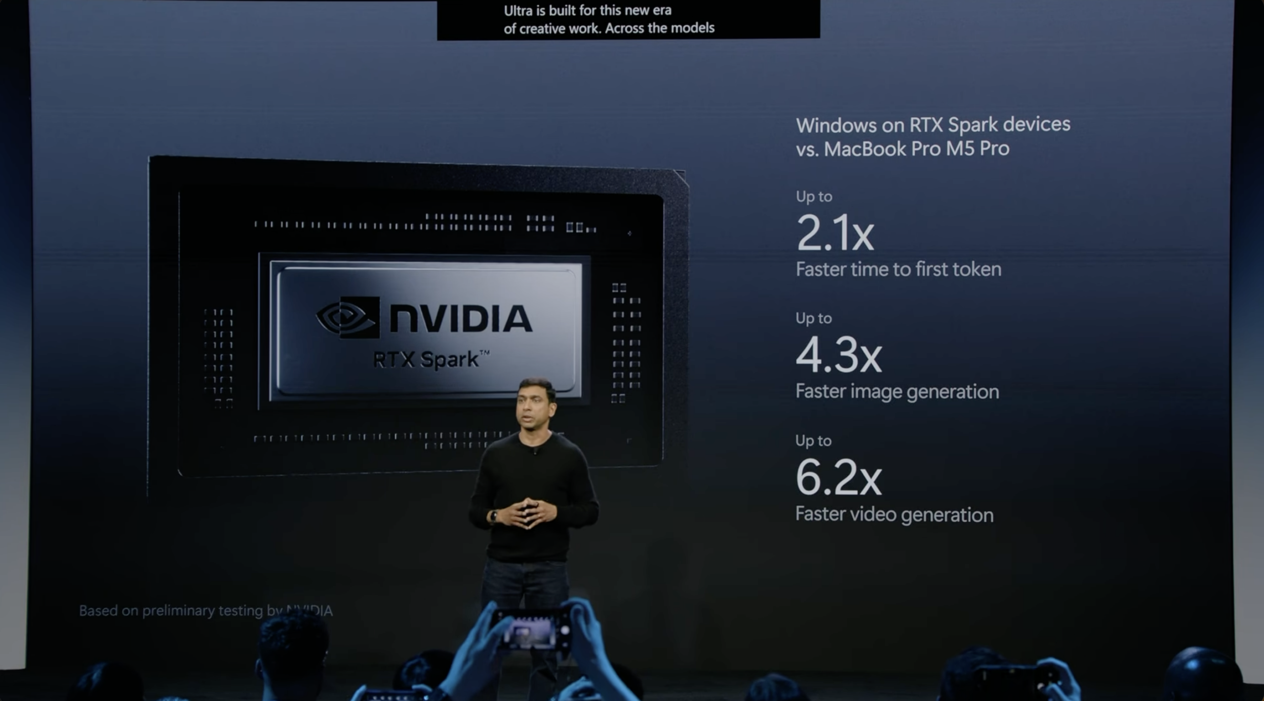 RTX Spark AI performance.